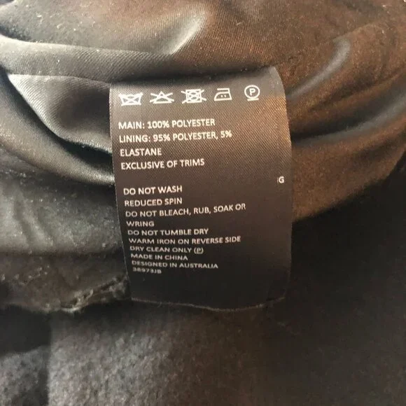 Bardot Womens Black Double-Breasted Blazer Jacket W/ Gold Buttons Size S - Picture 4 of 4